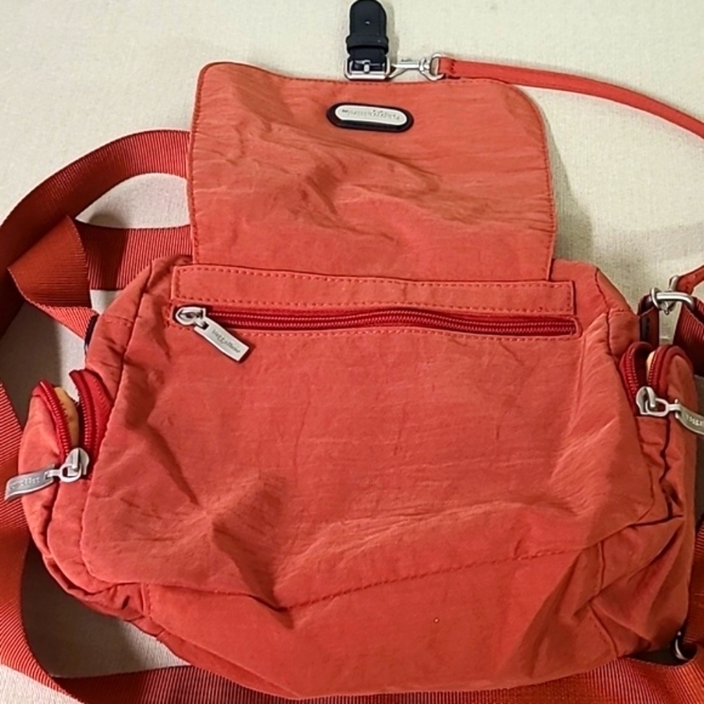 - Baggalinni Orange Nylon Travel Crossbody - Picture 7 of 9
